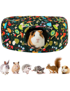 Casa Túnel para Cobayas PETSPLANET Hongo Verde Oscuro 45.72 cm 2