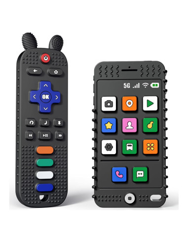 Juguetes de Mordida para Bebés FFTROC - Control Remoto y Teléfono