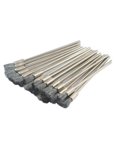 20 Cepillos de Limpieza Acero Inoxidable Luo ke 1/8" (3.18 mm)