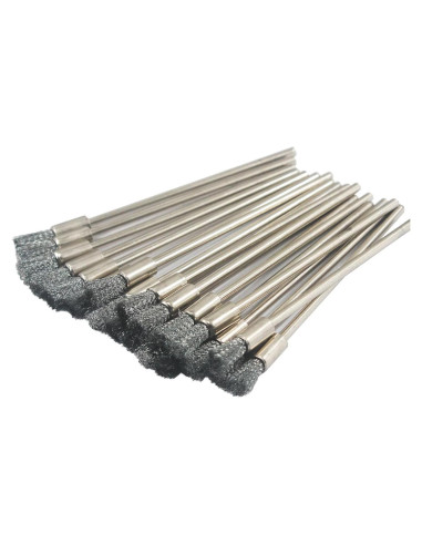 20 Cepillos de Limpieza Acero Inoxidable Luo ke 1/8" (3.18 mm)