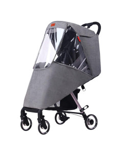 Cubierta de Lluvia para Cochecito de Bebé Universal con Ventana