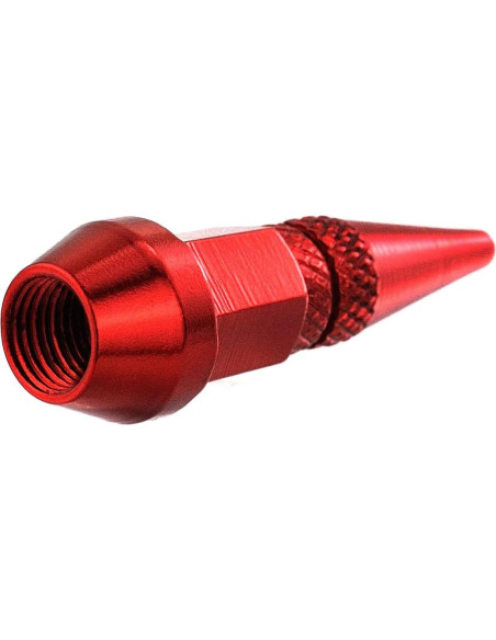 Tapa de Válvula de Neumático Lunsom Aluminio Rojo 4 Pcs