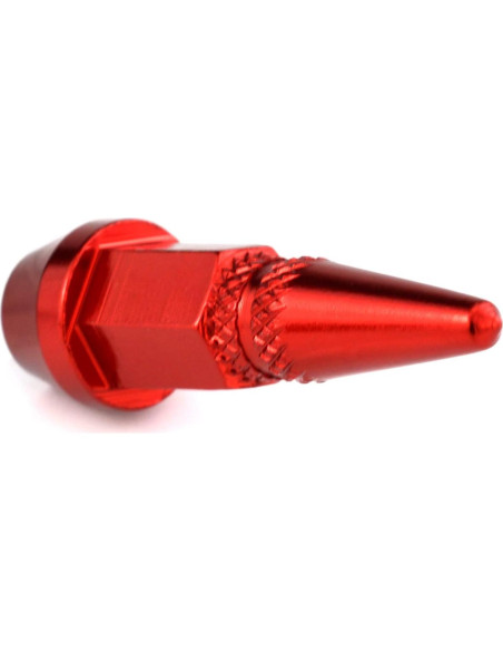 Tapa de Válvula de Neumático Lunsom Aluminio Rojo 4 Pcs