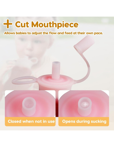 Bolsas de Silicona Reutilizables SHGMEET 148 ml - 4 Piezas