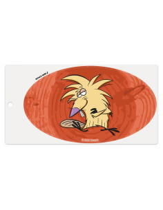 Imán Ovalado de Vinilo Castores Enfurecidos GRAPHICS & MORE 17.8x10.2cm