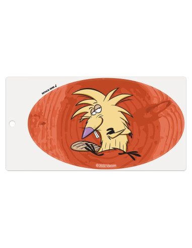 Imán Ovalado de Vinilo Castores Enfurecidos GRAPHICS & MORE 17.8x10.2cm