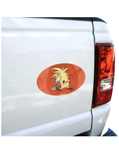 Imán Ovalado de Vinilo Castores Enfurecidos GRAPHICS & MORE 17.8x10.2cm 2