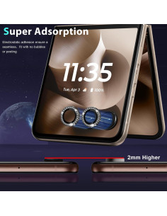 Protector de Lente de Cámara Zeking para Motorola Razr 60/2025 2