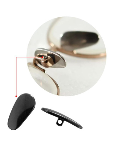 Almohadillas Nasales de Titanio Atornillables para Gafas Oakley Tom Ford 14x7mm