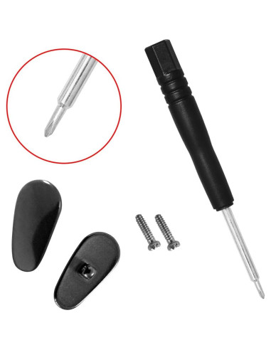 Almohadillas Nasales de Titanio Atornillables para Gafas Oakley Tom Ford 14x7mm