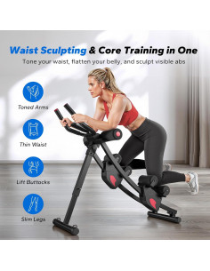 Máquina de Abdominales MERACH MR-2510 Ajustable 199.58 kg 2