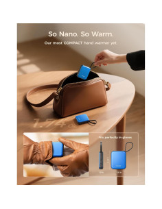 Calentador de Manos Recargable OCOOPA UT5 Nano Azul 50g 2