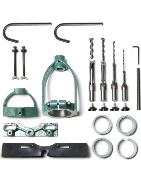 Conjunto de Accesorios de Mortajar BMTURNING para Taladro