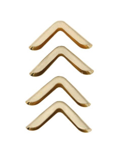 50 Protectores de Esquinas de Hierro Hilitand para Álbumes