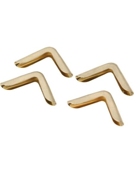 50 Protectores de Esquinas de Hierro Hilitand para Álbumes