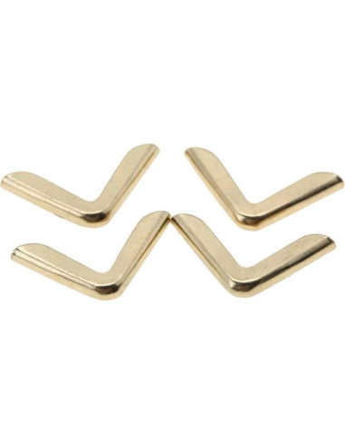 50 Protectores de Esquinas de Hierro Hilitand para Álbumes