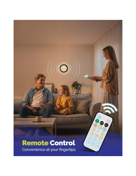 Luz de Techo Recargable Aggforbl 10,000mAh con Control Remoto