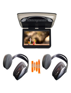 Monitor de Techo LED 10.1" Voxx Movies To Go VXMTG10 con DVD y Auriculares