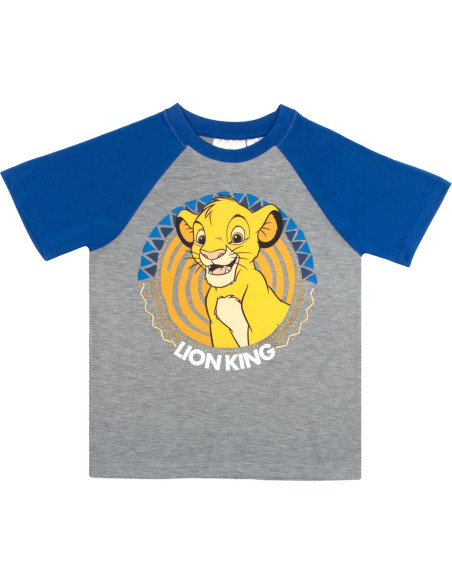 Conjunto Corto 3 Piezas Mickey Mouse Niños 3T Azul y Gris