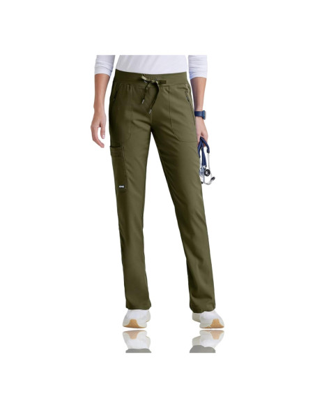 Pantalón de Scrubs Médicos Barco Grey's Anatomy Elevate Oliva