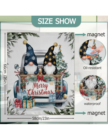 Cubierta Magnética GYYGOO Duende Navideño 58.4x66 cm