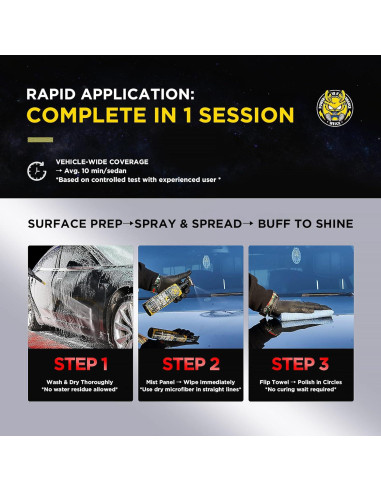 Recubrimiento Cerámico en Spray WEICA 269 ml - Hidrofóbico y Brillo Extremo