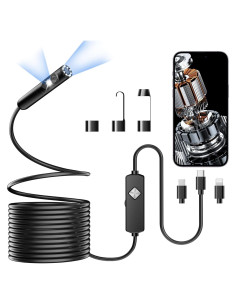 Endoscopio PAPIBLU 1920P HD Doble Lente 5 Metros IP67