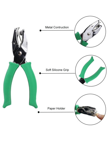 Perforadora de papel Aacehlh corazón 0.64 cm portátil