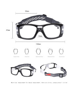 Gafas Deportivas SooGree con Lentes Removibles y Correa Ajustable 2