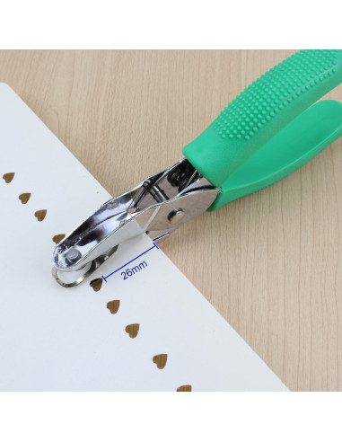 Perforadora de papel Aacehlh corazón 0.64 cm portátil