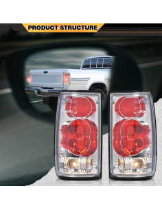 Luz de freno trasera CNNELL para Toyota Hilux 1989-1995 2