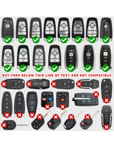 Baterías de Reemplazo Deluxe CR2450 para Llaveros Ford Lincoln (2 Pk) 2