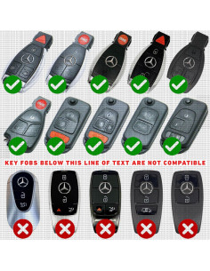 Baterías CR2025 para Llaveros Mercedes-Benz Deluxe - Paquete de 2 2