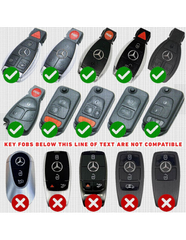 Baterías CR2025 para Llaveros Mercedes-Benz Deluxe - Paquete de 2