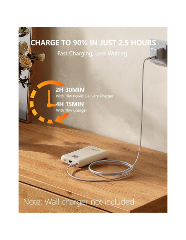 Batería Calentada ColdBye 10000mAh 7.4V con Pantalla LED