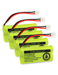 Batería Recargable Kruta BT18433 2.4V 800mAh Ni-MH Paquete 4