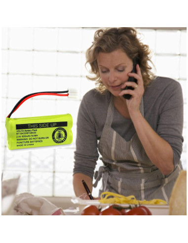 Batería Recargable Kruta BT18433 2.4V 800mAh Ni-MH Paquete 4