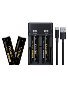 Batería Recargable 21700 PAOWANG 5000mAh 3.7V Plano - 4 Piezas