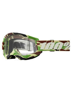 Gafas STRATA 2 100% - Motocross y Ciclismo - Camuflaje Verde