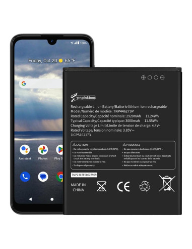 Batería de Reemplazo TNP446273P 3000mAh para Cricket Debut S2