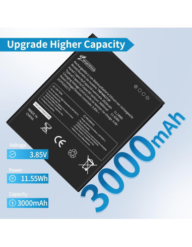 Batería de Reemplazo TNP446273P 3000mAh para Cricket Debut S2