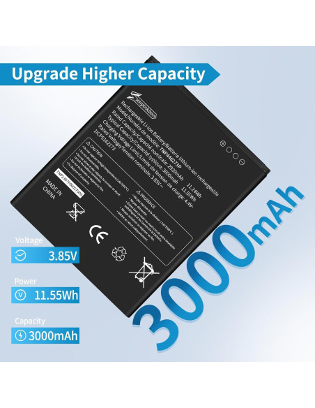 Batería de Reemplazo TNP446273P 3000mAh para Cricket Debut S2