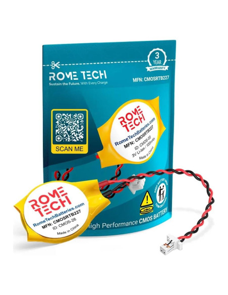 Batería CMOS Rome Tech CR2016 3V para Lenovo ThinkPad L13 Yoga