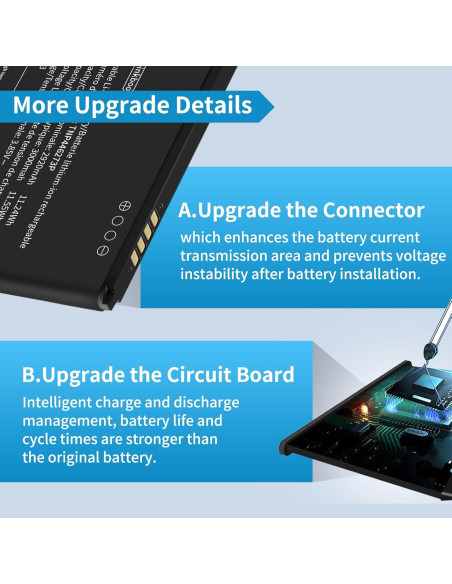 Batería de Reemplazo TNP446273P 3000mAh para Cricket Debut S2