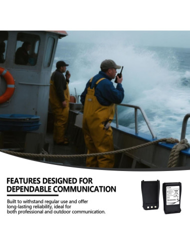 Baterías Recargables elxjar 7.4V 2000mAh para Radios UV-B