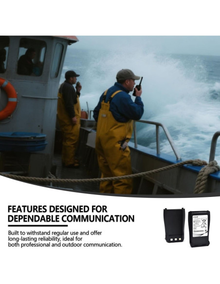 Baterías Recargables elxjar 7.4V 2000mAh para Radios UV-B