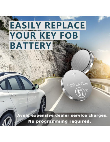 Baterías CR1632 para llaves Toyota - Reemplazo OEM