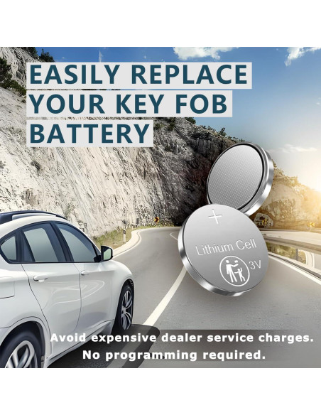 Baterías CR1632 para llaves Toyota - Reemplazo OEM