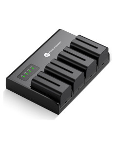 Baterías FirstPower NP-F750 4 Pack + Cargador Rápido 4 Canales
