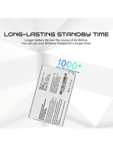 Batería de Reemplazo 3000mAh para Enrutador ZTE MF279